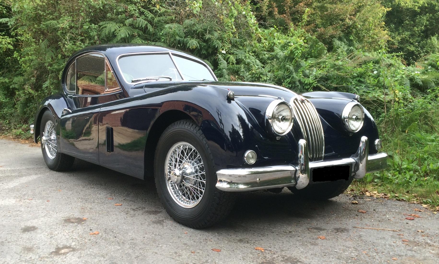 1955 Jaguar xk140 se салон